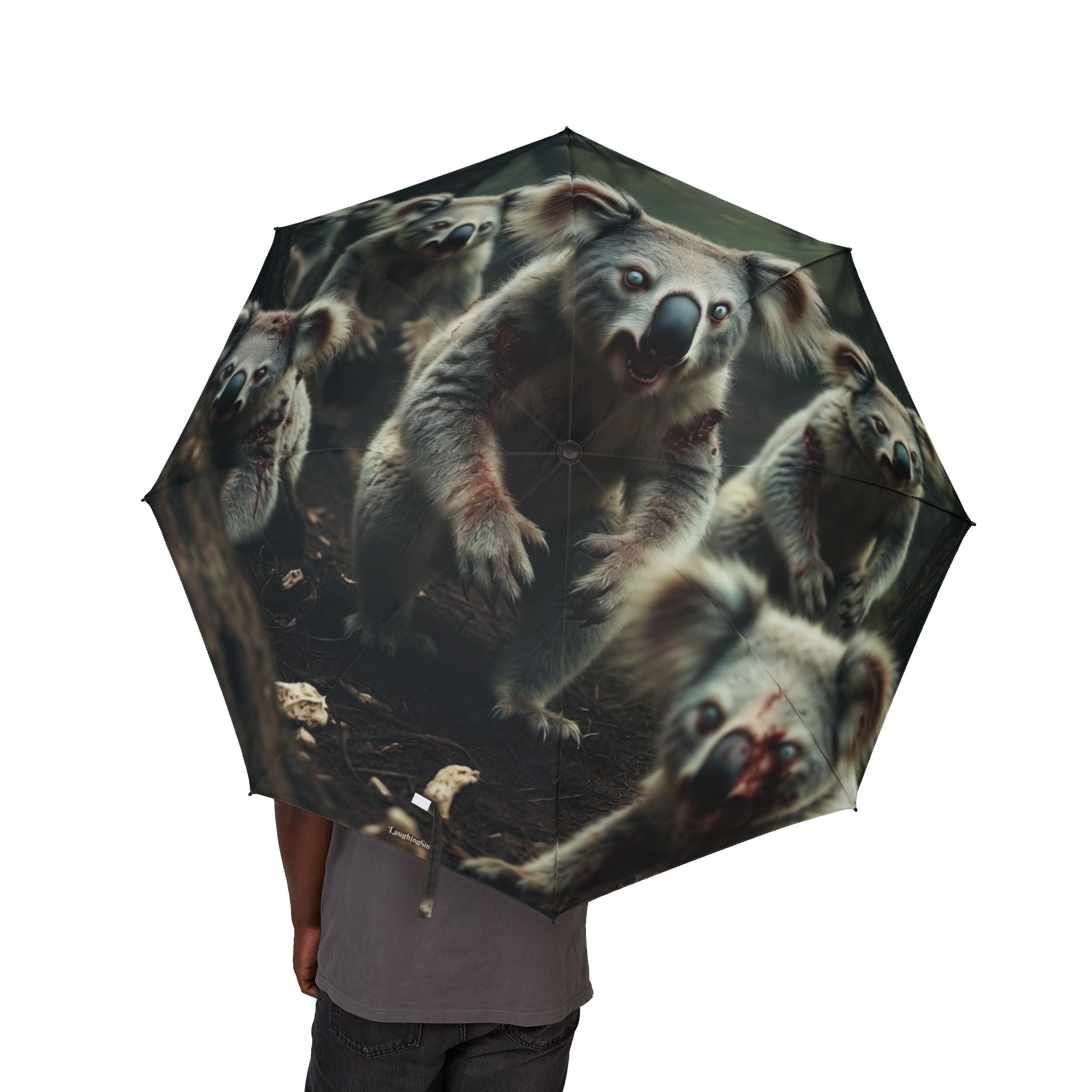 Laughing Sinner Zombie Koala Umbrella