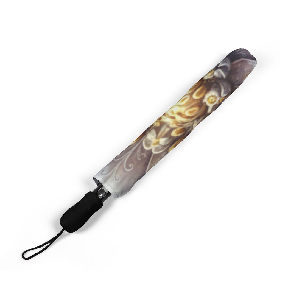 The Laughing Sinner Edelweiss Umbrella for rainy days, sunny days or for anytime.