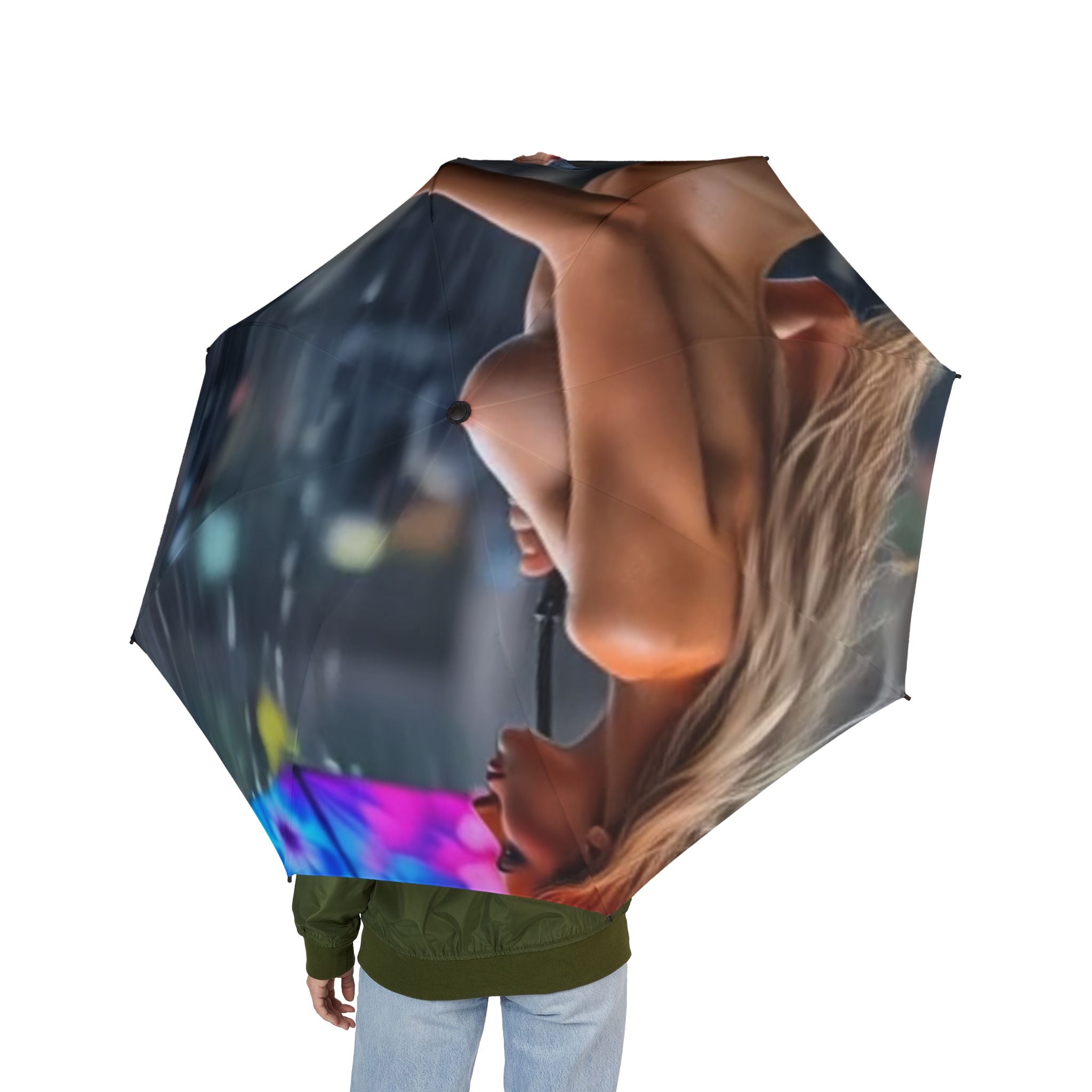 Woman City Scape Umbrella - Laughing Sinner