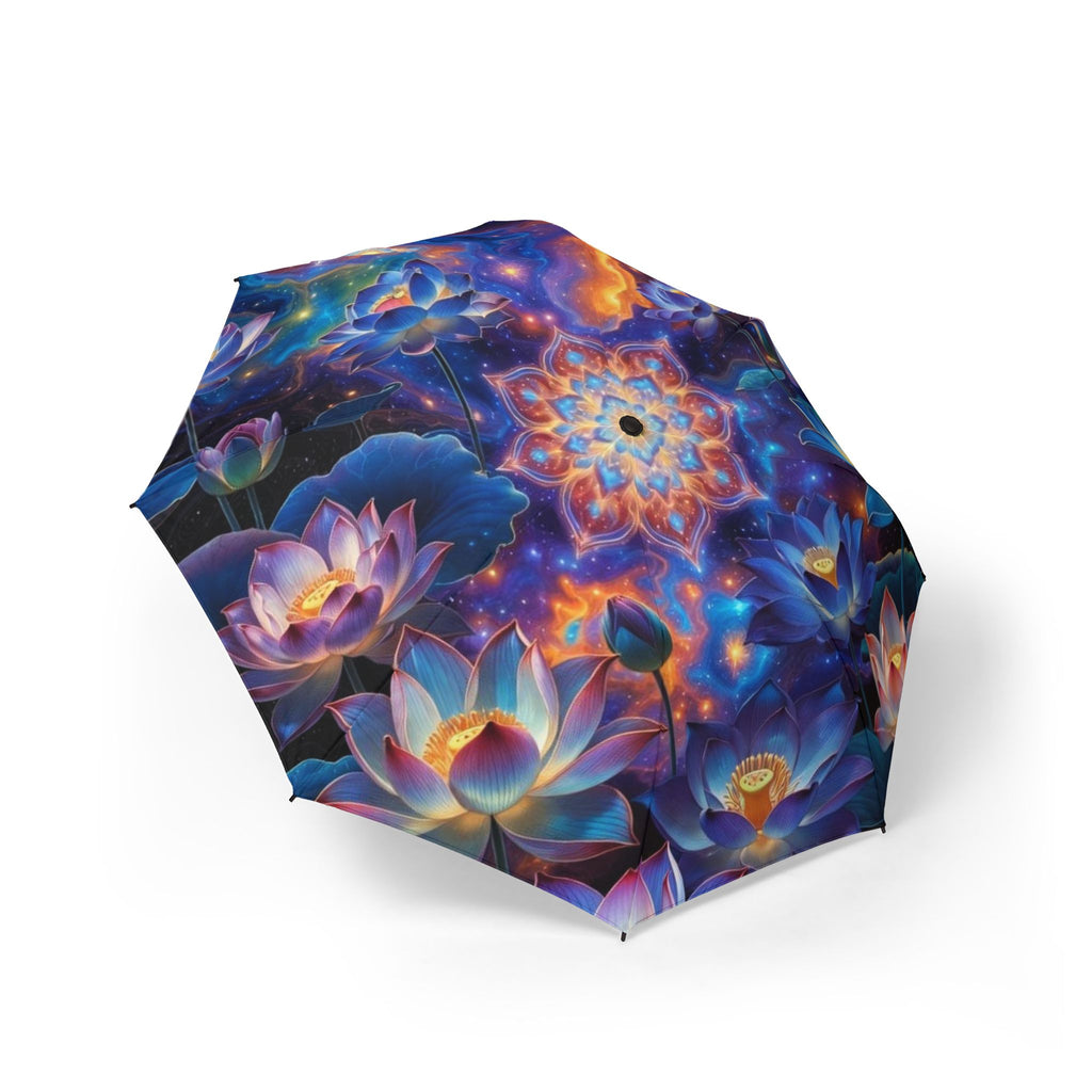 The Laughing Sinner Lotus Galaxy Umbrella for rainy days, sunny days or for anytime.