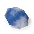 The Laughing Sinner Blue Sky Umbrella for rainy days, sunny days or for anytime.