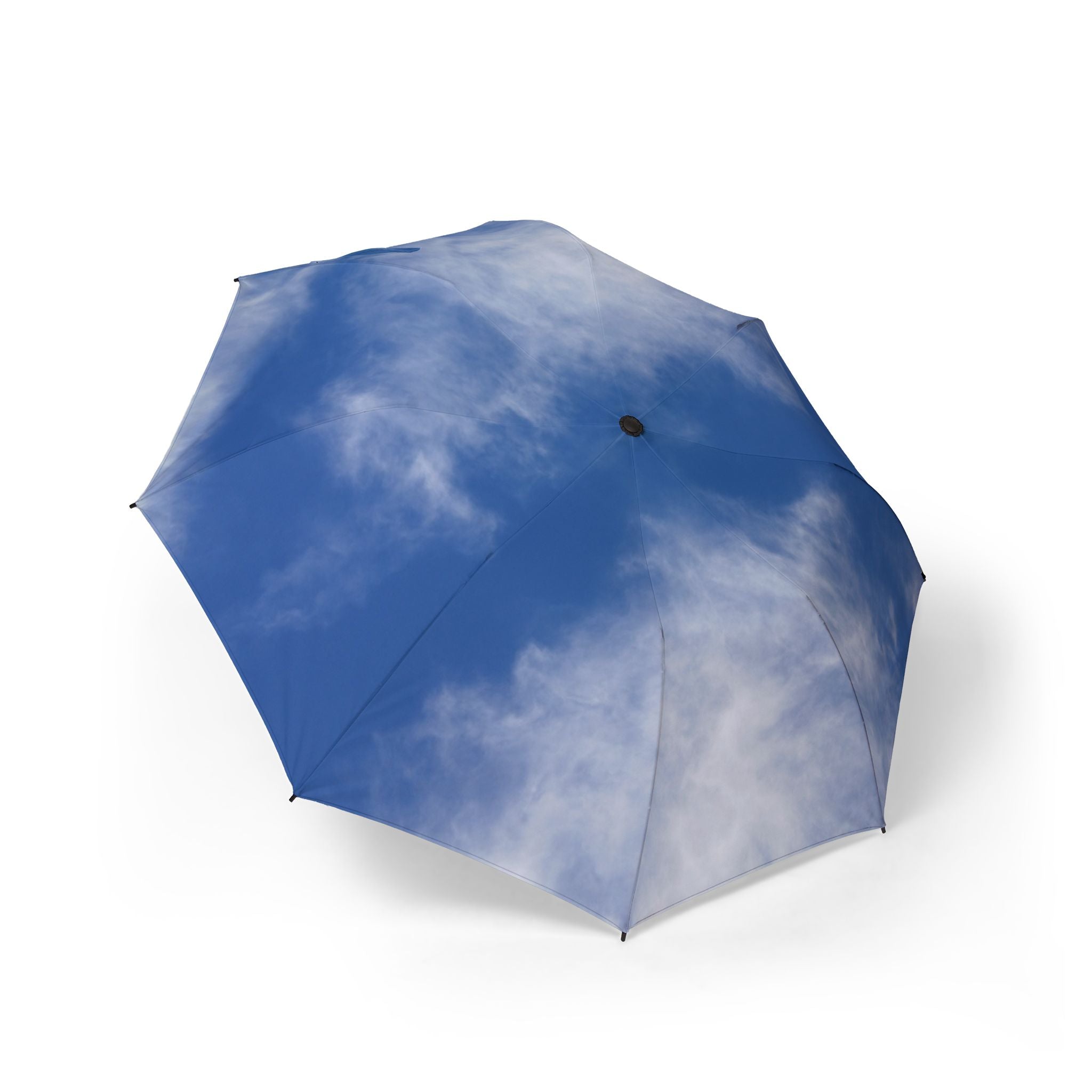The Laughing Sinner Blue Sky Umbrella for rainy days, sunny days or for anytime.