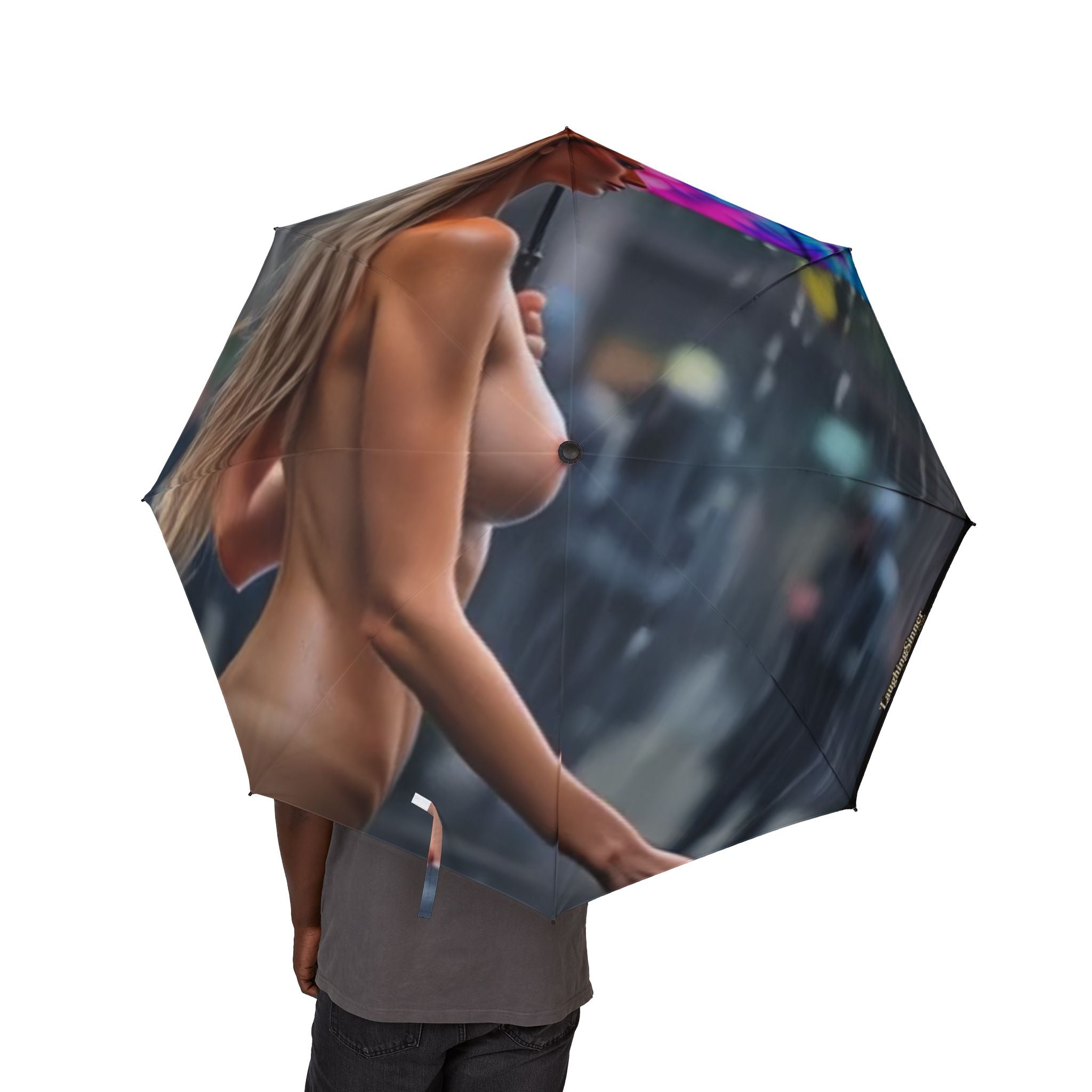 Woman City Scape Umbrella - Laughing Sinner