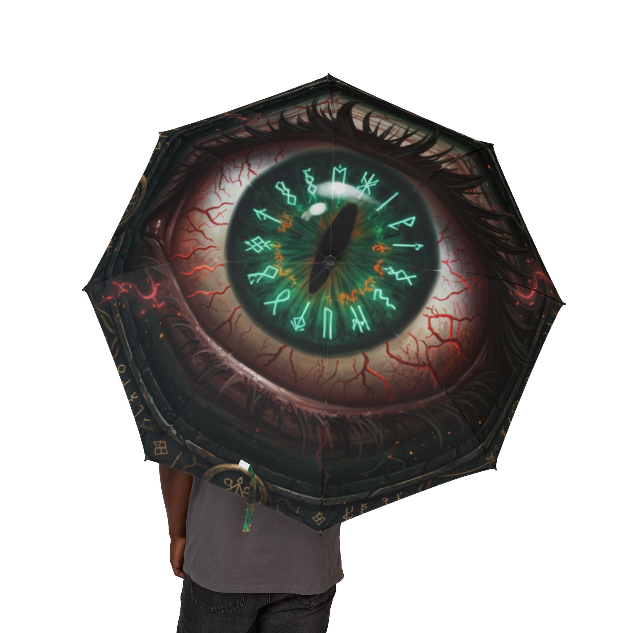 The Laughing Sinner Gothic Eye Umbrella for rainy days, sunny days or for anytime.