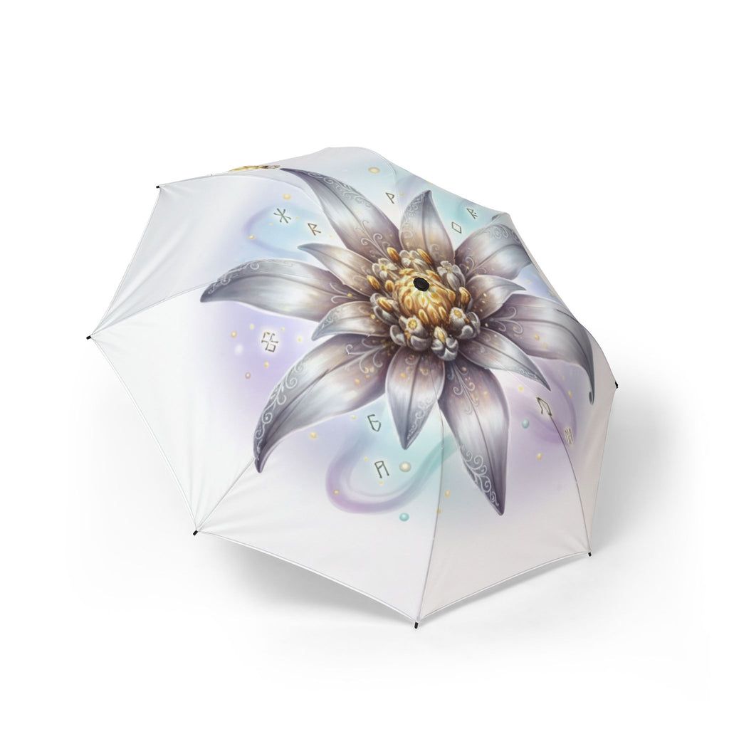 The Laughing Sinner Edelweiss Umbrella for rainy days, sunny days or for anytime.