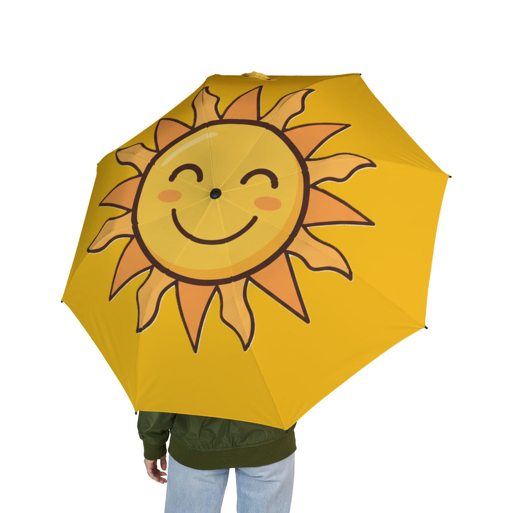 The Laughing Sinner Smiling Sun Umbrella for rainy days, sunny days or for anytime.