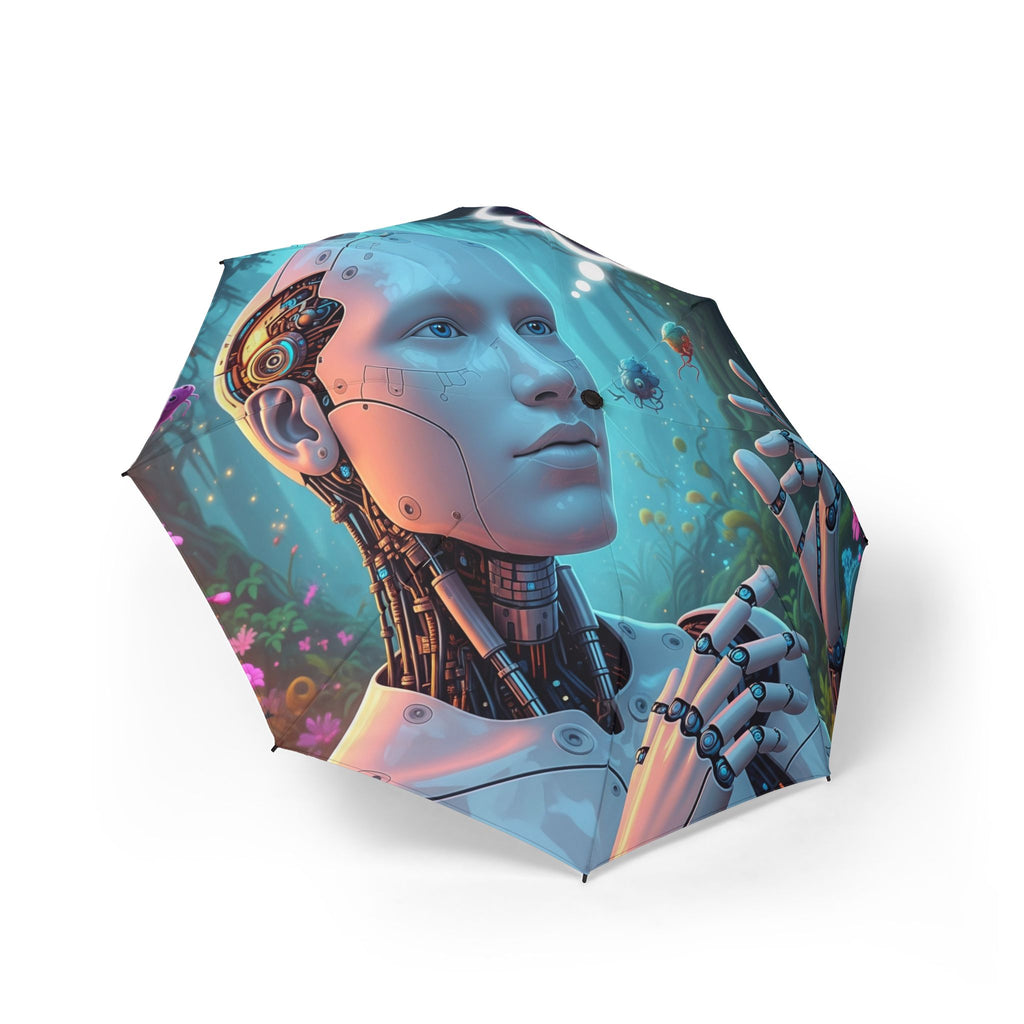 The Laughing Sinner Robot Dreams Umbrella for rainy days, sunny days or for anytime.