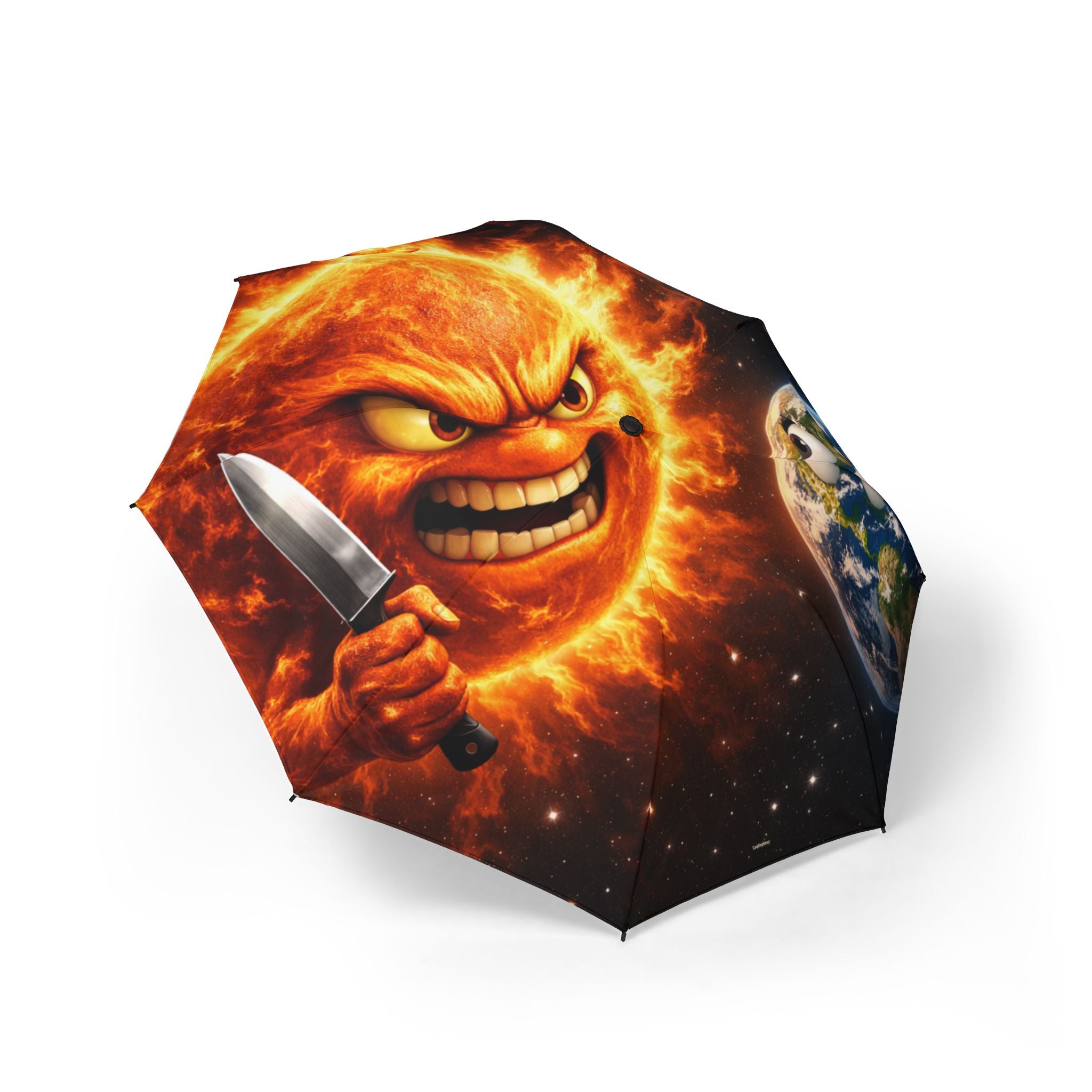 Foldable Umbrella — The Sun Can Kill Graphic Art Umbrella