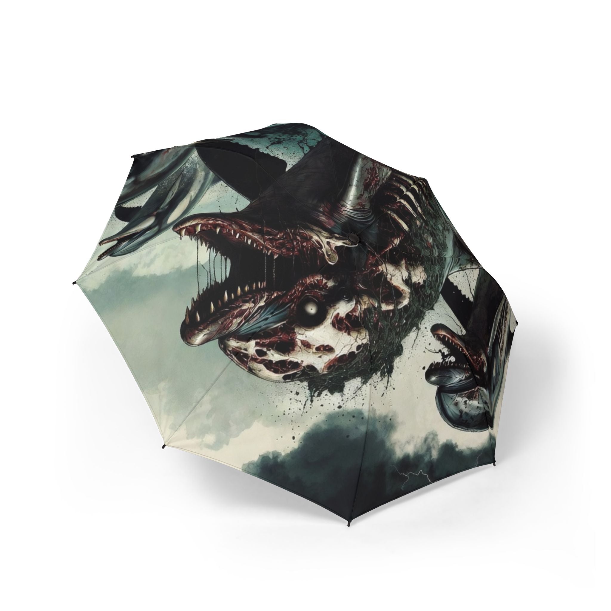 Laughing Sinner Zombie Dolphin Umbrella