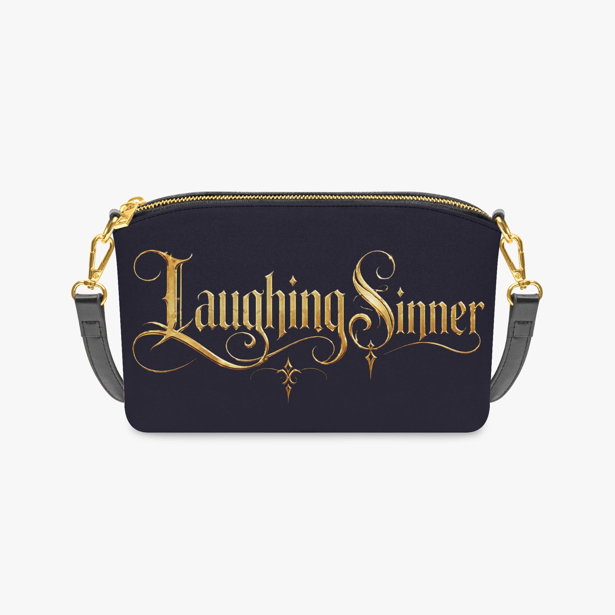 Laughing Sinner Dual Strap Crossbody Bag