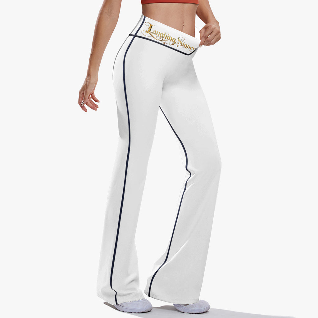 Laughing Sinner High-Rise Bell-bottom Yoga Pants