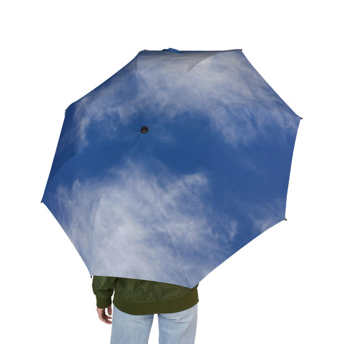 The Laughing Sinner Blue Sky Umbrella for rainy days, sunny days or for anytime.