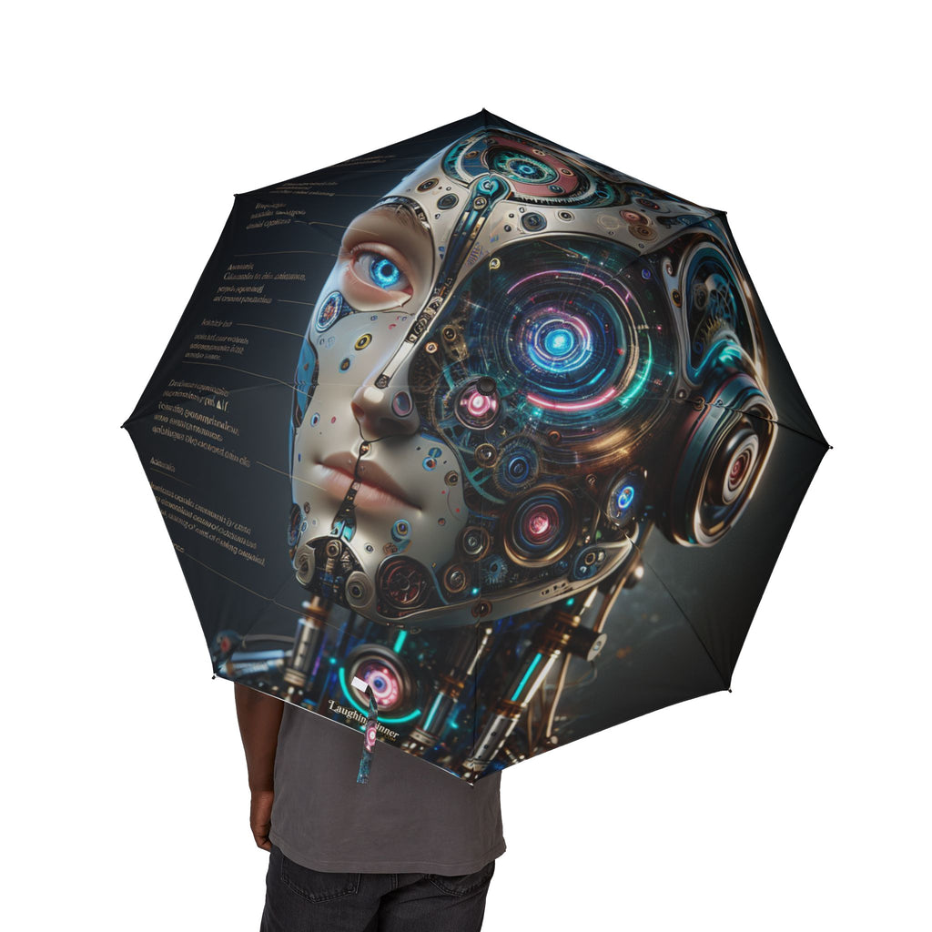 Robot Diagram Umbrella Laughing Sinner