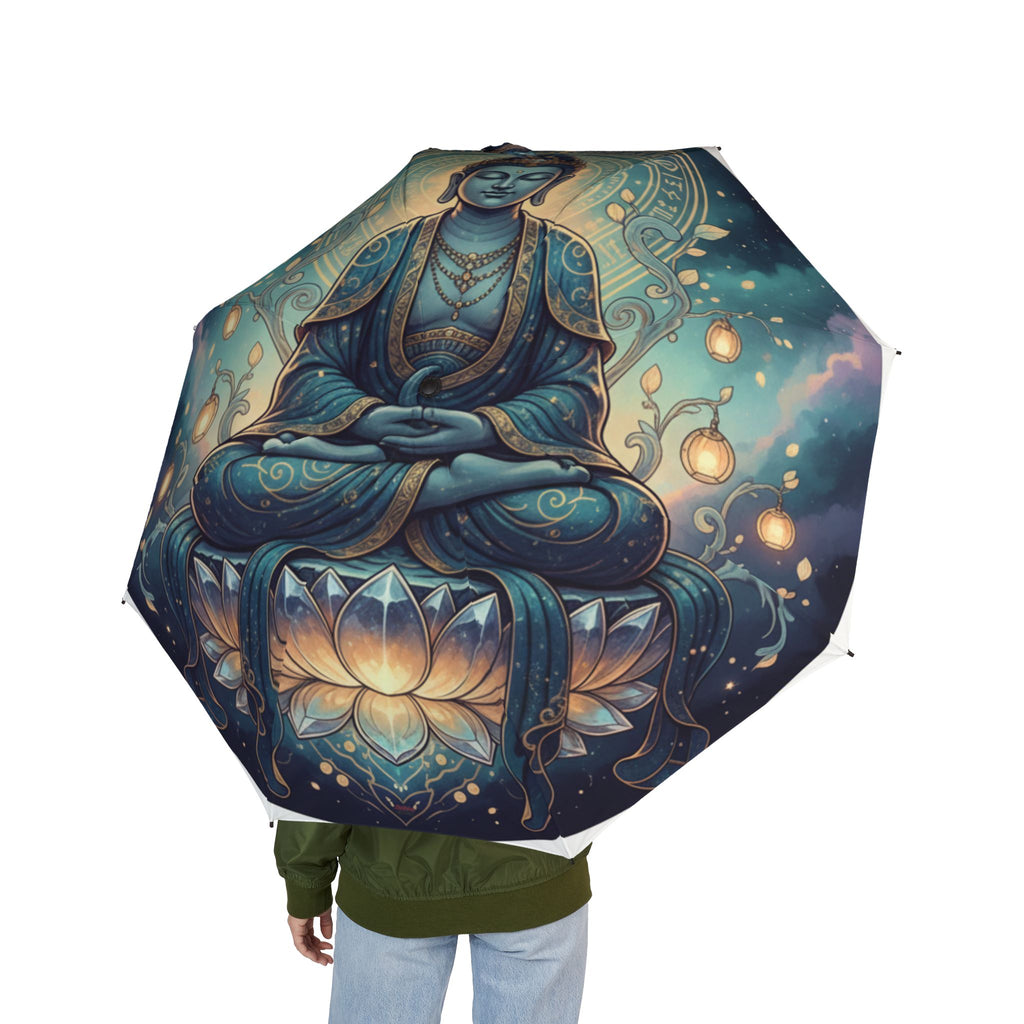 The Laughing Sinner Buddha Umbrella for rainy days, sunny days or for anytime.
