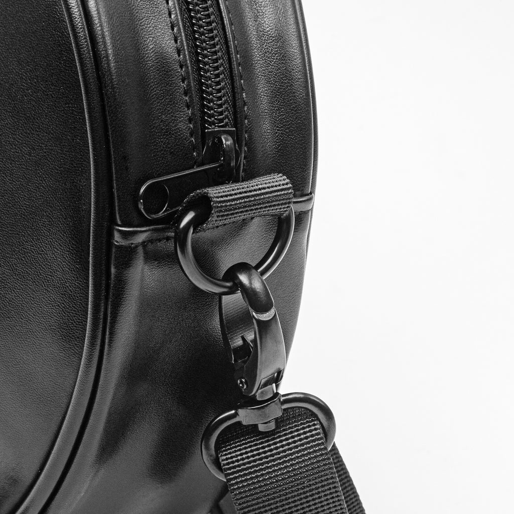 Laughing Sinner Designed Round Crossbody Bag