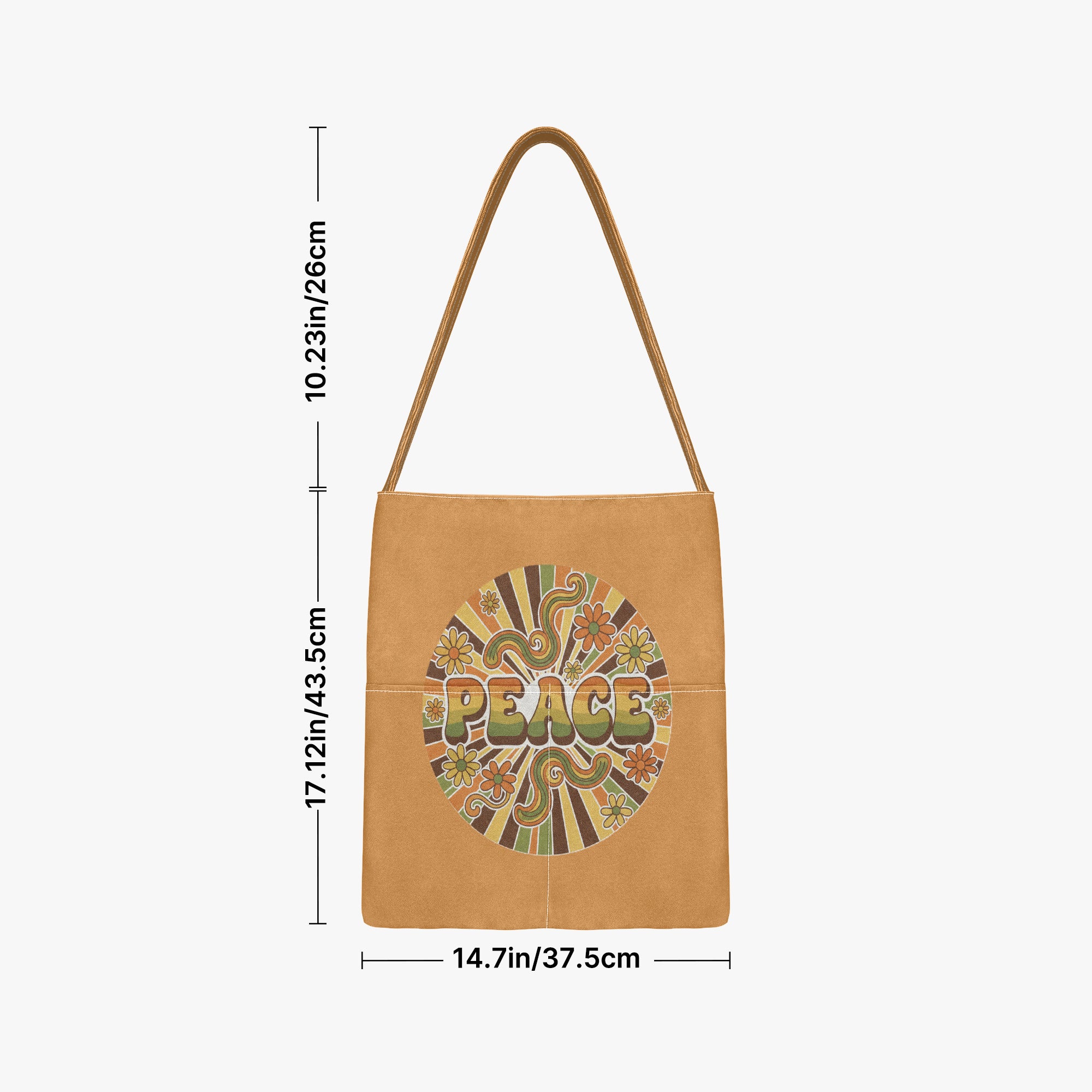 Laughing Sinner Designed Handle Tote bag. Cell Phone and Key Pockets on the inside!