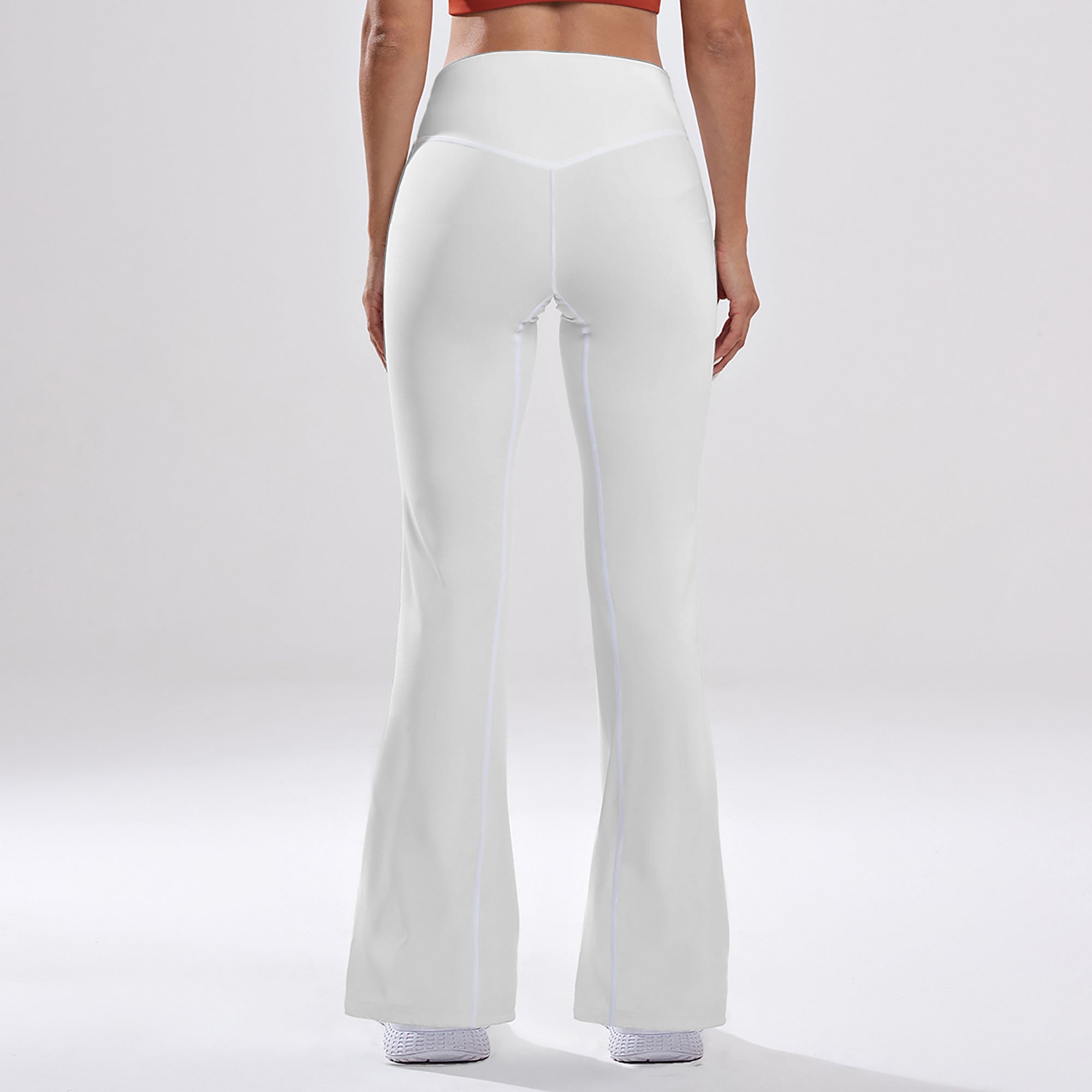 Laughing Sinner High-Rise Bell-bottom Yoga Pants